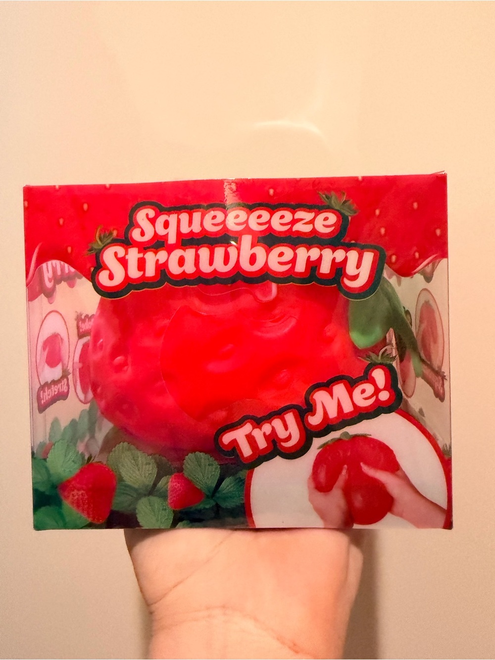 Squishy Squeezey strawberry